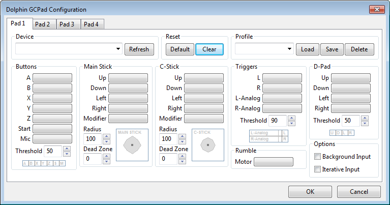 controls for emulator mac